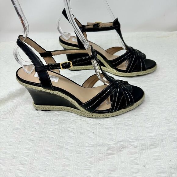 Bill Blass Wedge Sandals- Size 8 - Picture 4 of 14